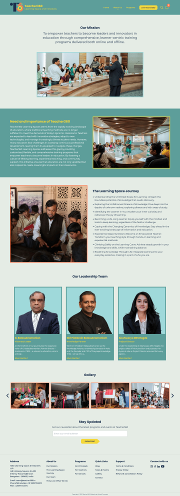 About Us -Teacher360 Learning Spaces