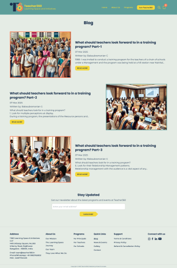 Blog - Teacher360 Learning Spaces