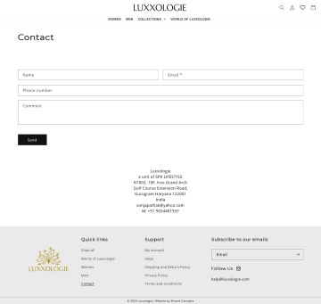 Contact - Luxxologie