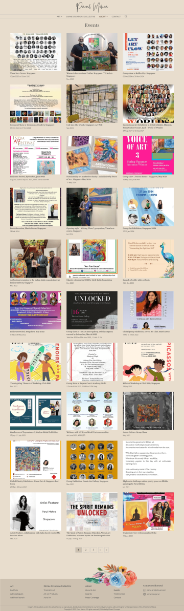 Events - Parul Mehra