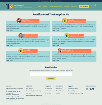 Feedforward That Inspires Us - Teacher360 Learning Spaces