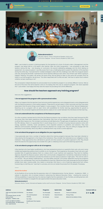 Individual Resource -  Teacher360 Learning Spaces