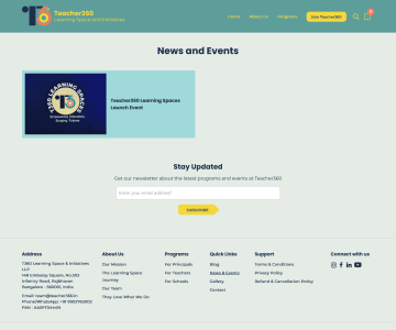 News and Events  - Teacher360 Learning Spaces