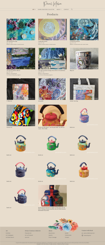 Products - Parul Mehra