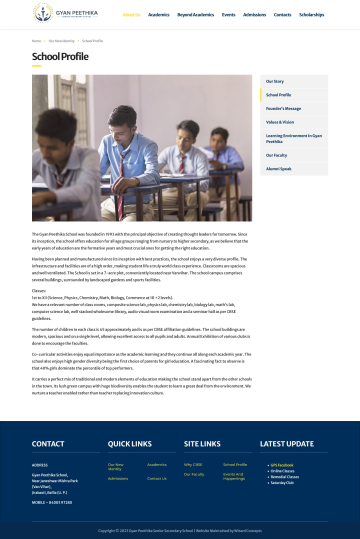School Profile – Gyan Peethika School