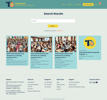 Search Results -  Teacher360 Learning Spaces