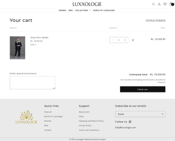 Shopping Cart - Luxxologie