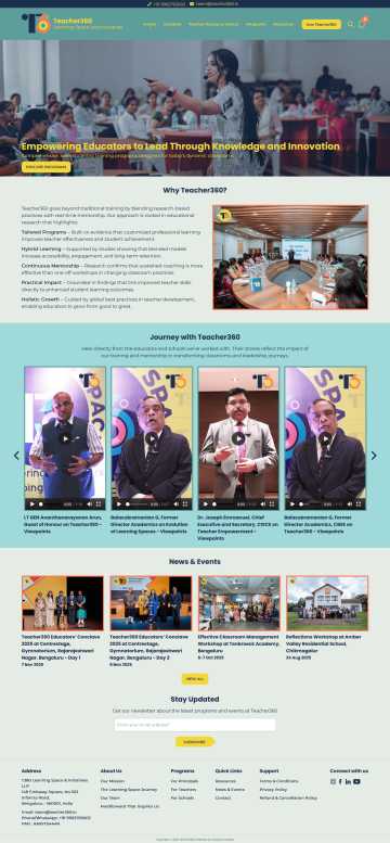 Teacher360 Learning Spaces