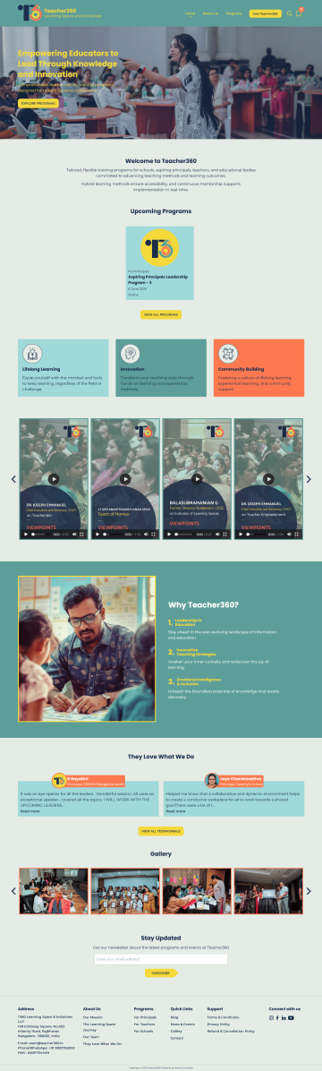 Teacher360 Learning Spaces